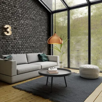 Taklampe Hapton - 29 cm - Belysning - Innendørsbelysning & Lamper - Vinduslampe