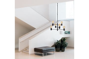 Taklampe Hexaia Opp Svart - Svart - Belysning - Innendørsbelysning & Lamper - Vinduslampe