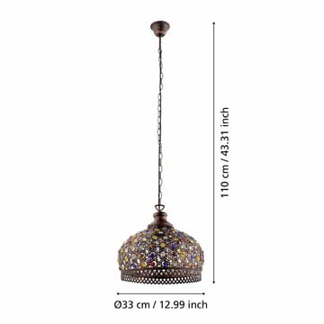Taklampe Jadida - 33 cm - Belysning - Innendørsbelysning & Lamper - Vinduslampe