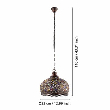 Taklampe Jadida - 33 cm - Belysning - Innendørsbelysning & Lamper - Vinduslampe