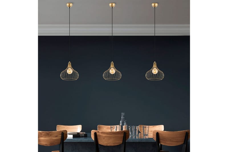 Taklampe Kiron Skinnende Gull - Skinnende Gull - Belysning - Innendørsbelysning & Lamper - Vinduslampe