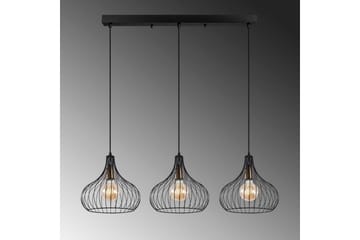 Taklampe Kiron Svart / Gammeldags Tre - Svart - Belysning - Innendørsbelysning & Lamper - Vinduslampe