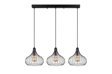 Taklampe Kiron Svart / Gammeldags Tre - Svart - Belysning - Innendørsbelysning & Lamper - Vinduslampe