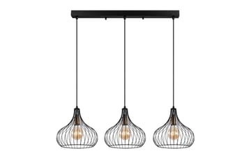 Taklampe Kiron Svart / Gammeldags Tre - Svart - Belysning - Innendørsbelysning & Lamper - Vinduslampe
