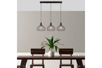 Taklampe Kiron Svart / Gammeldags Tre - Svart - Belysning - Innendørsbelysning & Lamper - Vinduslampe