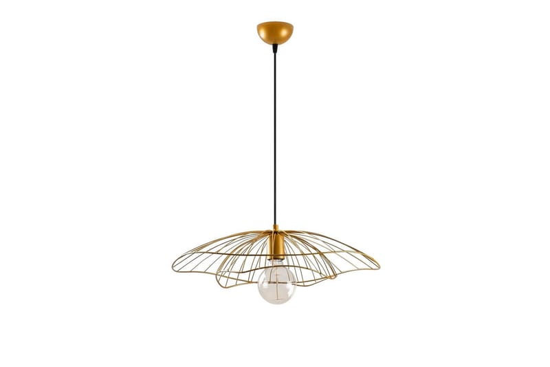Taklampe Majrula Blomst Gull - Gull - Belysning - Innendørsbelysning & Lamper - Vinduslampe