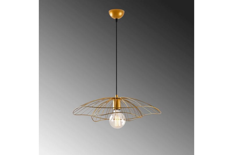 Taklampe Majrula Blomst Gull - Gull - Belysning - Innendørsbelysning & Lamper - Vinduslampe