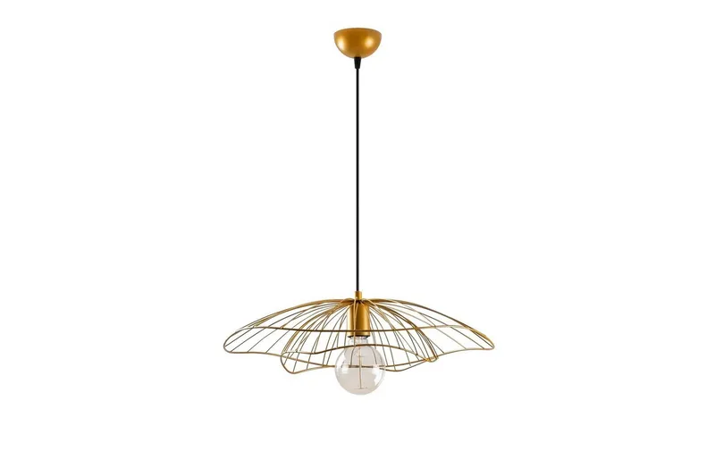 Taklampe Majrula Blomst Gull - Gull - Belysning - Innendørsbelysning & Lamper - Vinduslampe