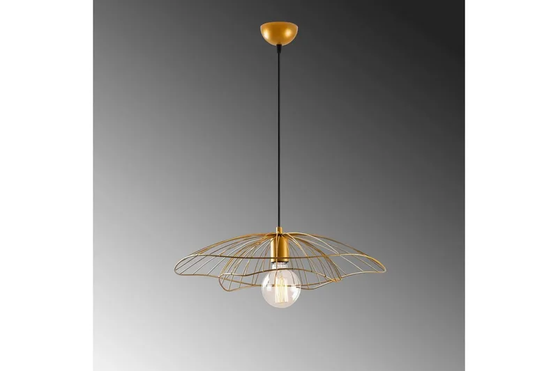 Taklampe Majrula Blomst Gull - Gull - Belysning - Innendørsbelysning & Lamper - Vinduslampe