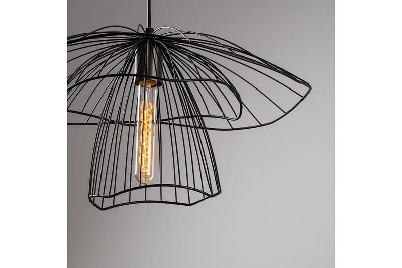 Taklampe Majrula Blomst Svart - Svart - Belysning - Innendørsbelysning & Lamper - Vinduslampe