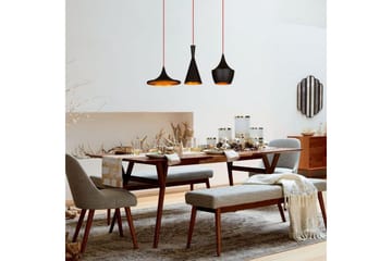 Taklampe Mangol Sett Svart / Gull - Gull/Svart - Belysning - Innendørsbelysning & Lamper - Vinduslampe