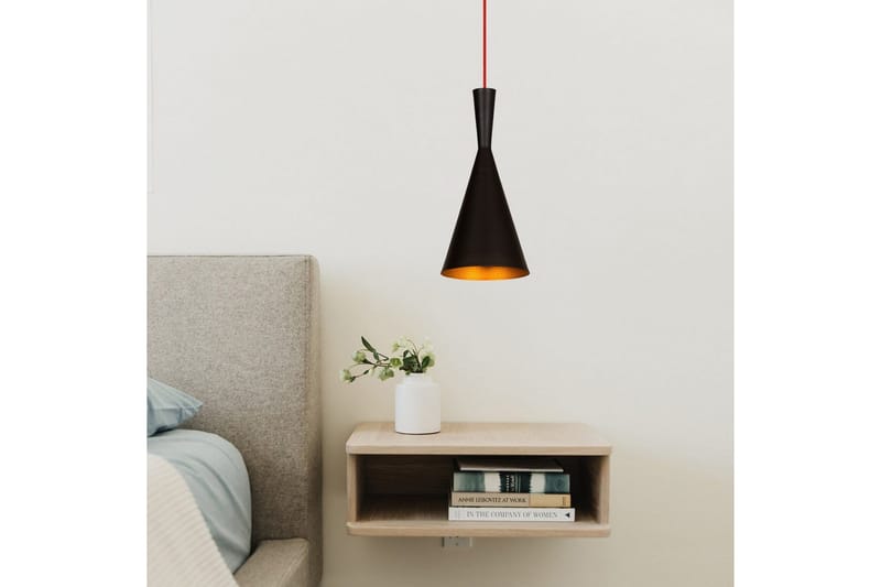 Taklampe Mangol Svart / Rød Diameter: 19 cm - Mørkerød/Svart - Belysning - Innendørsbelysning & Lamper - Vinduslampe