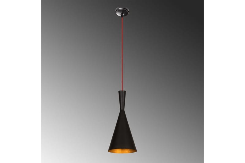 Taklampe Mangol Svart / Rød Diameter: 19 cm - Mørkerød/Svart - Belysning - Innendørsbelysning & Lamper - Vinduslampe