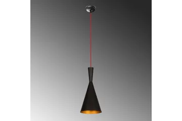 Taklampe Mangol Svart / Rød Diameter: 19 cm - Mørkerød/Svart - Belysning - Innendørsbelysning & Lamper - Vinduslampe