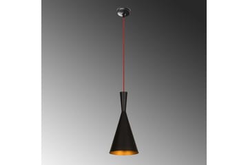 Taklampe Mangol Svart / Rød Diameter: 19 cm - Mørkerød/Svart - Belysning - Innendørsbelysning & Lamper - Vinduslampe