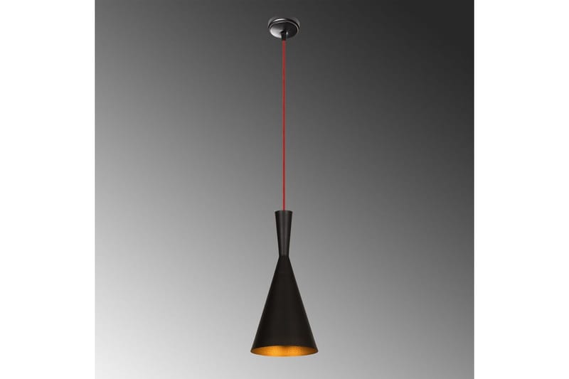 Taklampe Mangol Svart / Rød Diameter: 19 cm - Mørkerød/Svart - Belysning - Innendørsbelysning & Lamper - Vinduslampe