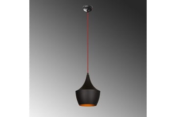 Taklampe Mangol Svart / Rød Diameter: 23 cm - Mørkerød/Svart - Belysning - Innendørsbelysning & Lamper - Vinduslampe