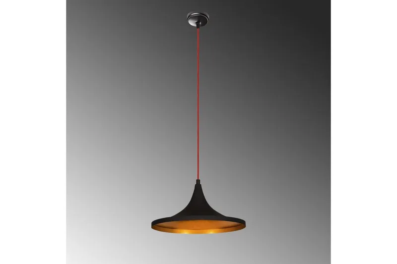 Taklampe Mangol Svart / Rød Diameter: 35 cm - Mørkerød/Svart - Belysning - Innendørsbelysning & Lamper - Vinduslampe