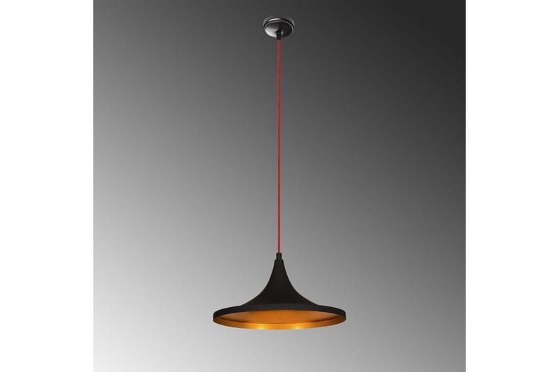 Taklampe Mangol Svart / Rød Diameter: 35 cm - Mørkerød/Svart - Belysning - Innendørsbelysning & Lamper - Vinduslampe