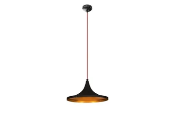 Taklampe Mangol Svart / Rød Diameter: 35 cm - Mørkerød/Svart - Belysning - Innendørsbelysning & Lamper - Vinduslampe