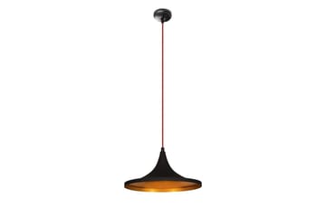 Taklampe Mangol Svart / Rød Diameter: 35 cm - Mørkerød/Svart - Belysning - Innendørsbelysning & Lamper - Vinduslampe