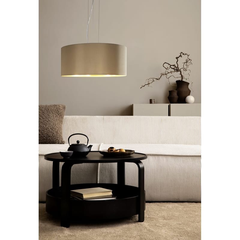 Taklampe Maserlo med 3 lamper - Matt nikkel/taupe - Belysning - Innendørsbelysning & Lamper - Vinduslampe