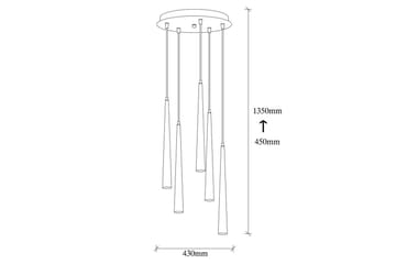 Taklampe Matsuchi svart Syv Stikkontakter - Syv Stikkontakter - Belysning - Innendørsbelysning & Lamper - Vinduslampe