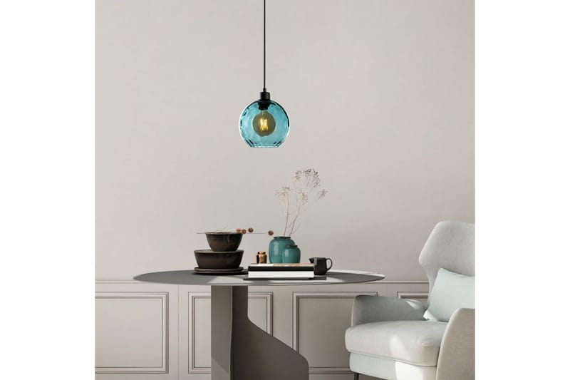 Taklampe Mayur Blå / Svart - Blå / Svart - Belysning - Innendørsbelysning & Lamper - Vinduslampe
