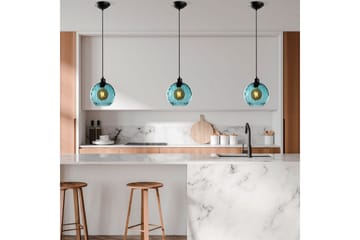 Taklampe Mayur Blå / Svart - Blå / Svart - Belysning - Innendørsbelysning & Lamper - Vinduslampe