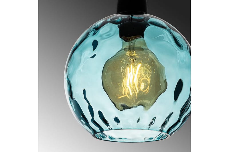 Taklampe Mayur Blå / Svart - Blå / Svart - Belysning - Innendørsbelysning & Lamper - Vinduslampe