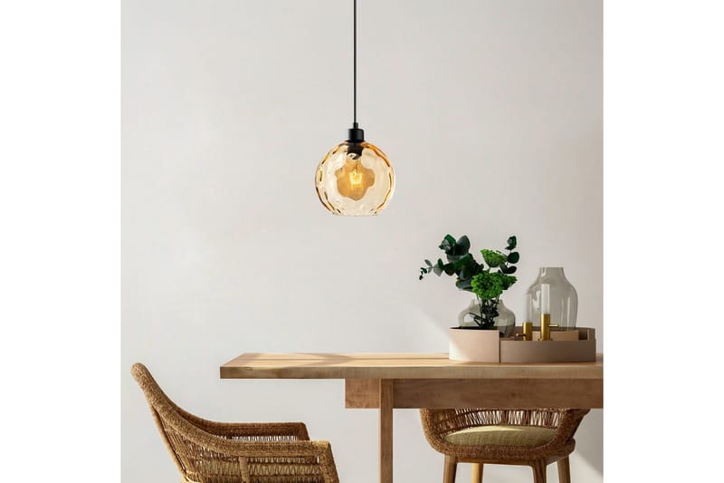 Taklampe Mayur Gul / Svart - Gul / Svart - Belysning - Innendørsbelysning & Lamper - Vinduslampe