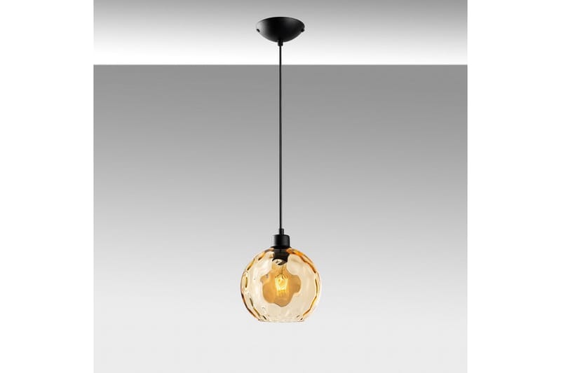 Taklampe Mayur Gul / Svart - Gul / Svart - Belysning - Innendørsbelysning & Lamper - Vinduslampe