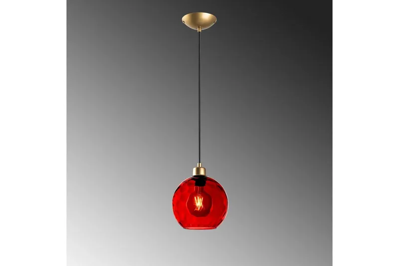 Taklampe Mayur Rød / Gull - Rød / Gull - Belysning - Innendørsbelysning & Lamper - Vinduslampe