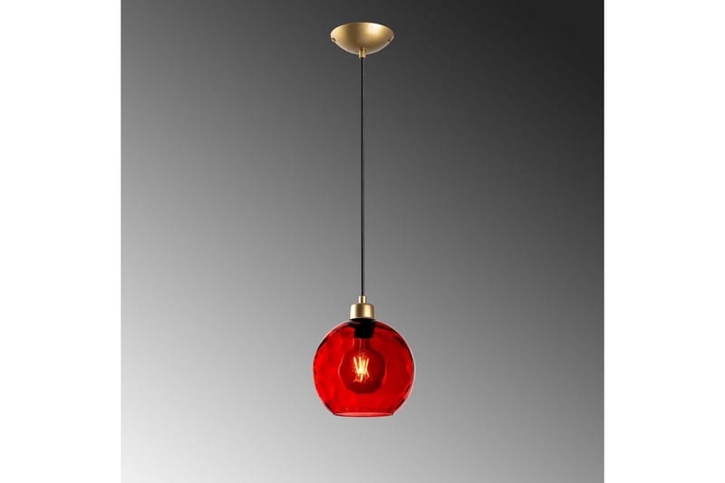 Taklampe Mayur Rød / Gull - Rød / Gull - Belysning - Innendørsbelysning & Lamper - Vinduslampe