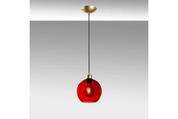 Taklampe Mayur Rød / Gull - Rød / Gull - Belysning - Innendørsbelysning & Lamper - Vinduslampe