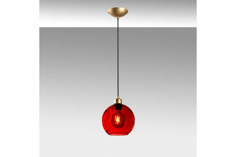 Taklampe Mayur Rød / Gull - Rød / Gull - Belysning - Innendørsbelysning & Lamper - Vinduslampe