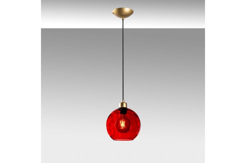 Taklampe Mayur Rød / Gull - Rød / Gull - Belysning - Innendørsbelysning & Lamper - Vinduslampe