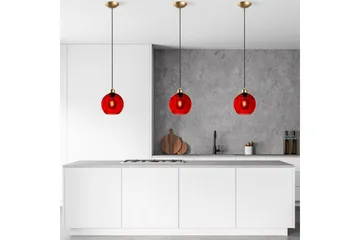 Taklampe Mayur Rød / Gull - Rød / Gull - Belysning - Innendørsbelysning & Lamper - Vinduslampe