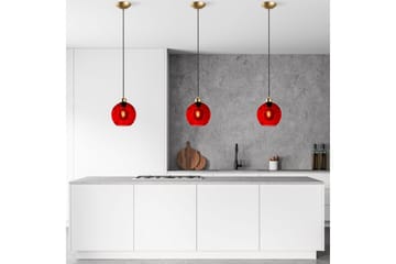 Taklampe Mayur Rød / Gull - Rød / Gull - Belysning - Innendørsbelysning & Lamper - Vinduslampe