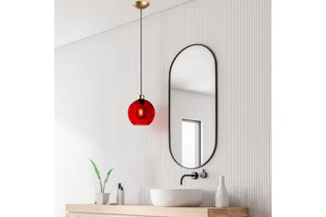 Taklampe Mayur Rød / Gull - Rød / Gull - Belysning - Innendørsbelysning & Lamper - Vinduslampe