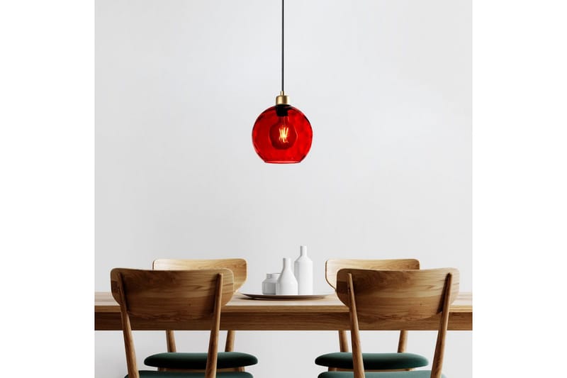 Taklampe Mayur Rød / Gull - Rød / Gull - Belysning - Innendørsbelysning & Lamper - Vinduslampe