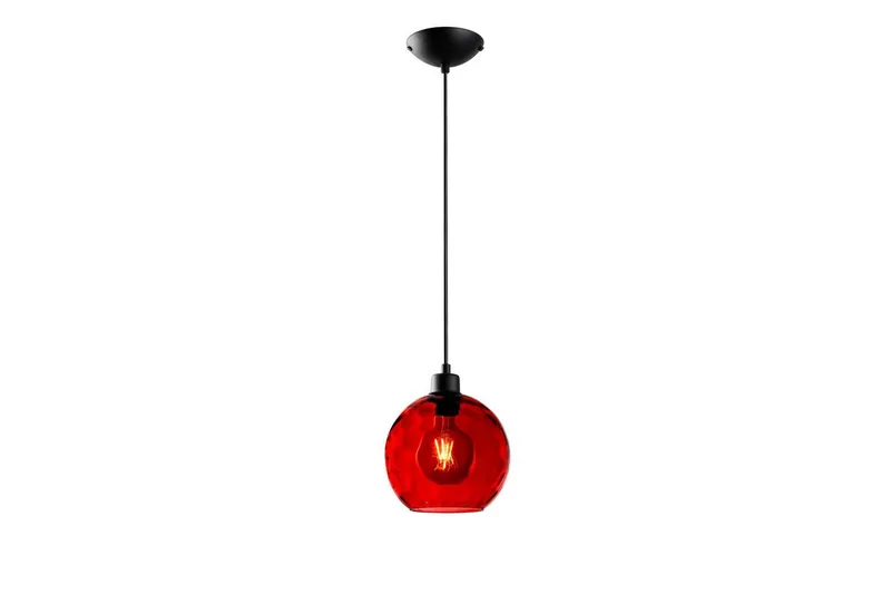 Taklampe Mayur Rød / Svart - Rød / Svart - Belysning - Innendørsbelysning & Lamper - Vinduslampe