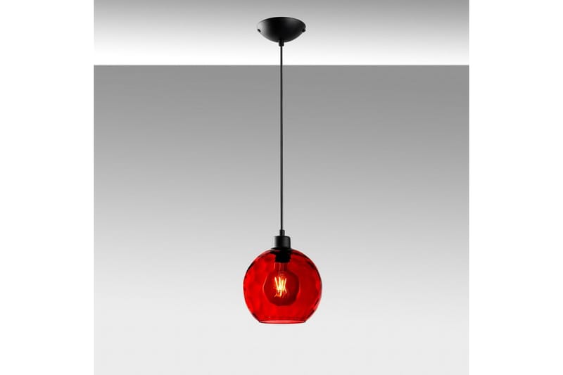 Taklampe Mayur Rød / Svart - Rød / Svart - Belysning - Innendørsbelysning & Lamper - Vinduslampe