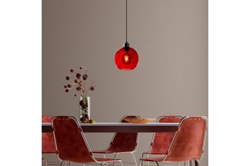 Taklampe Mayur Rød / Svart - Rød / Svart - Belysning - Innendørsbelysning & Lamper - Vinduslampe