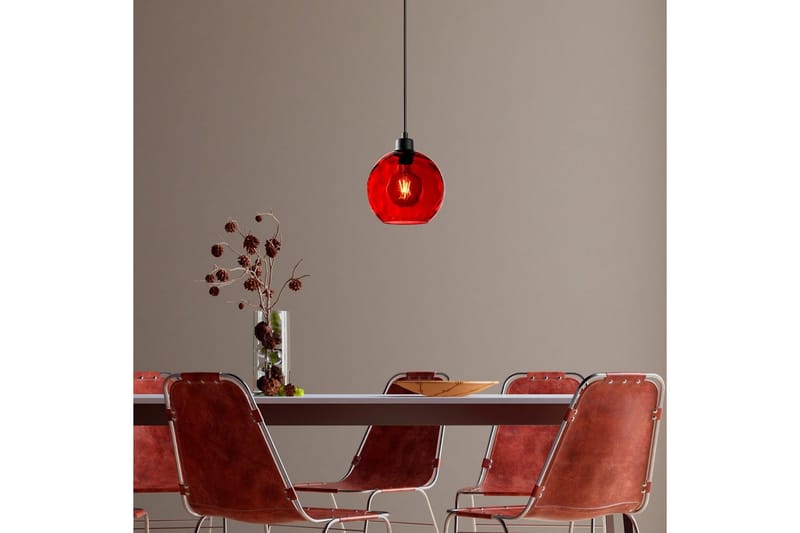 Taklampe Mayur Rød / Svart - Rød / Svart - Belysning - Innendørsbelysning & Lamper - Vinduslampe