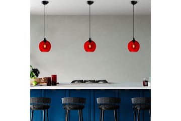 Taklampe Mayur Rød / Svart - Rød / Svart - Belysning - Innendørsbelysning & Lamper - Vinduslampe