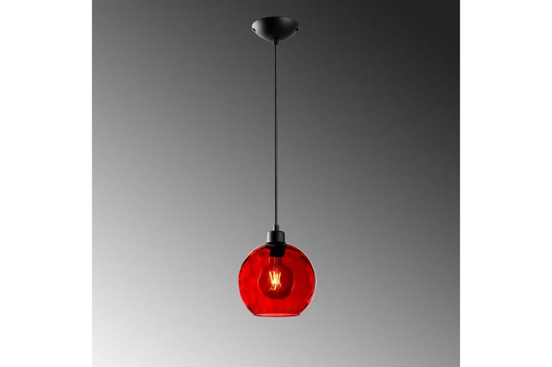 Taklampe Mayur Rød / Svart - Rød / Svart - Belysning - Innendørsbelysning & Lamper - Vinduslampe