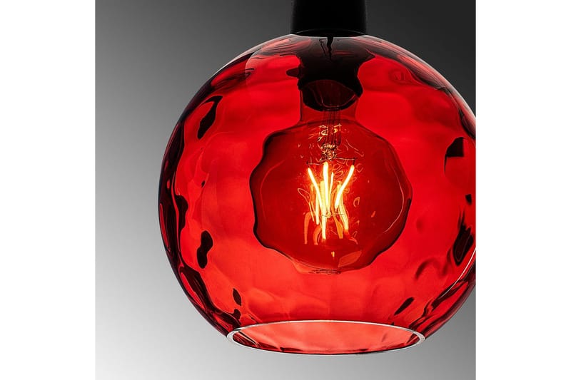 Taklampe Mayur Rød / Svart - Rød / Svart - Belysning - Innendørsbelysning & Lamper - Vinduslampe