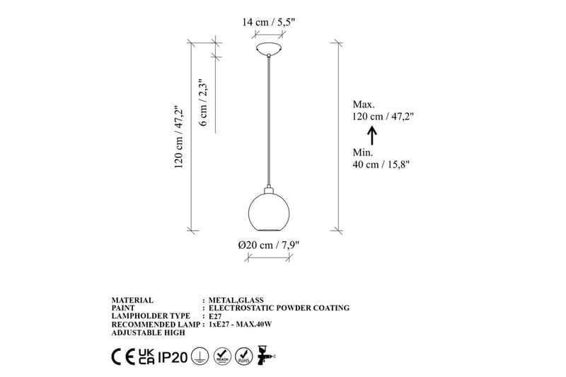 Taklampe Mayur Rød / Svart - Rød / Svart - Belysning - Innendørsbelysning & Lamper - Vinduslampe