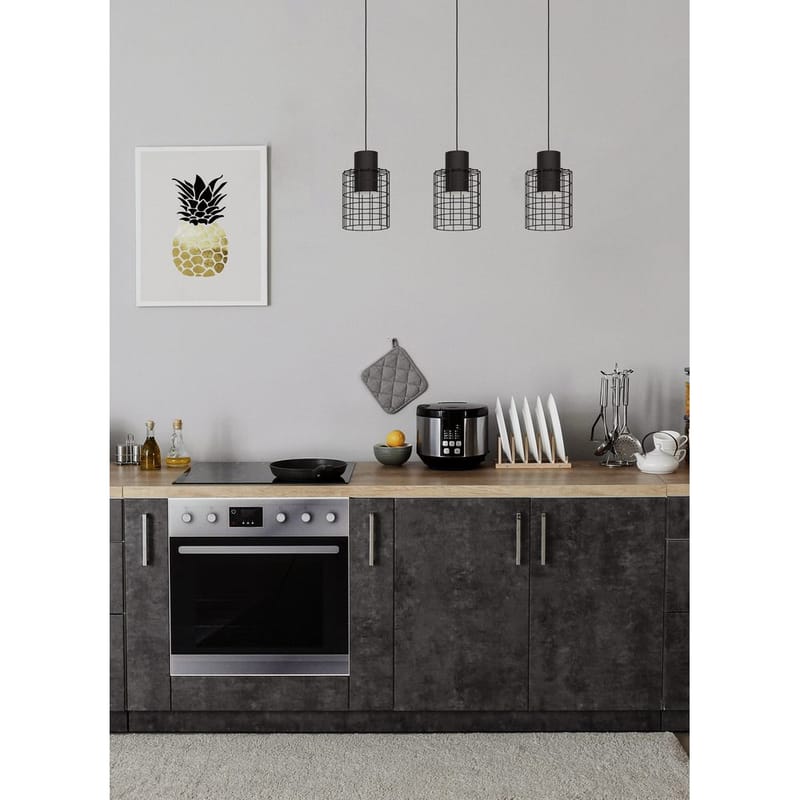 Taklampe Milligan med 3 lamper - 20 cm - Belysning - Innendørsbelysning & Lamper - Vinduslampe